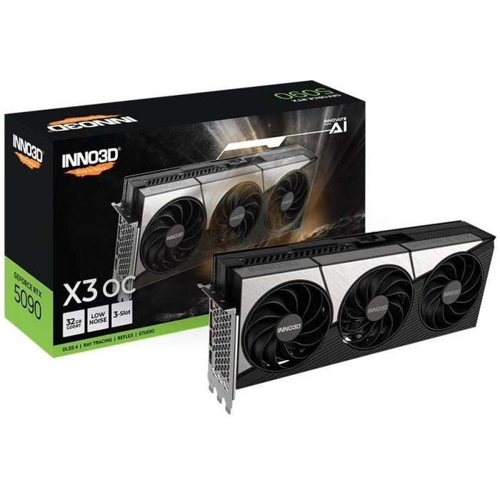 RTX 5090 Inno3D X3 OC 32 GB GDDR7 Reflex 2 RTX AI DLSS4