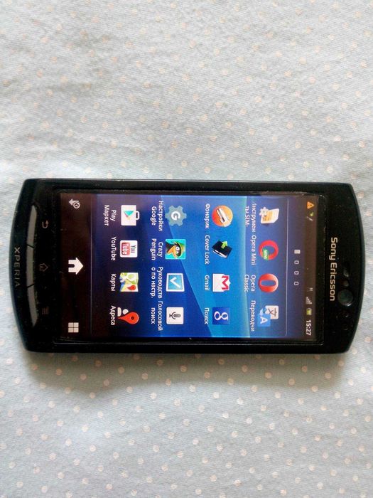 Телефон Sony Xperia, хорошее состояние, пленка, андроид 4