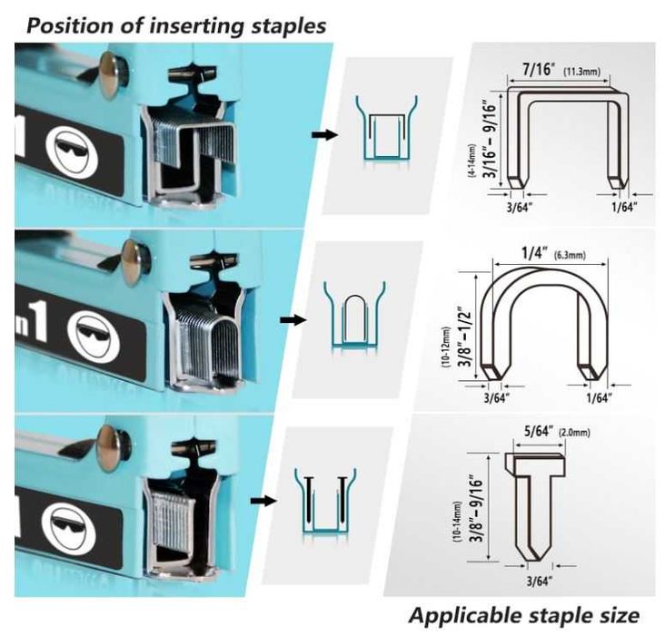 Zszywacz ręczny 3 w 1 Shall + komplet zszywek