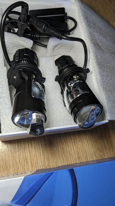 H4 Led мини линзы билинзы как ксенон