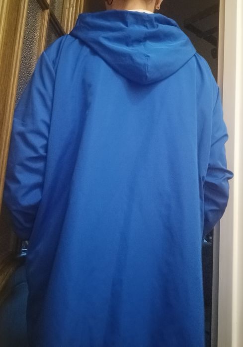 Stylowa kurtka damska niebieska L-XL