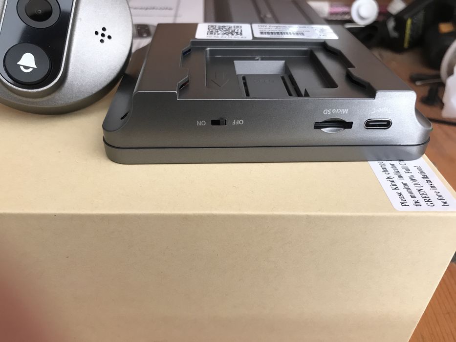 Відео глазок, домофон в глазок, відео нагляд наблюдение Smart Tuya