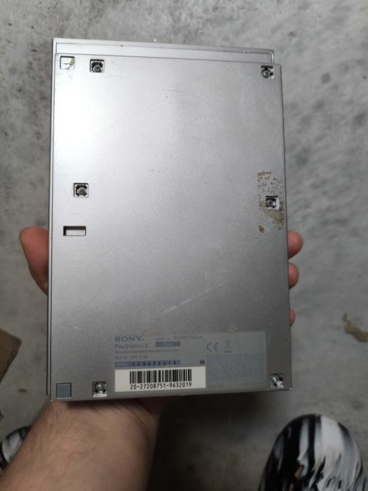 PlayStation 2 Silver Ps2 Prata