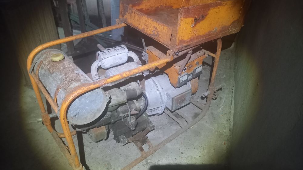 Бензогенератор 4кВт, 220В, ссср, калугатрансмаш