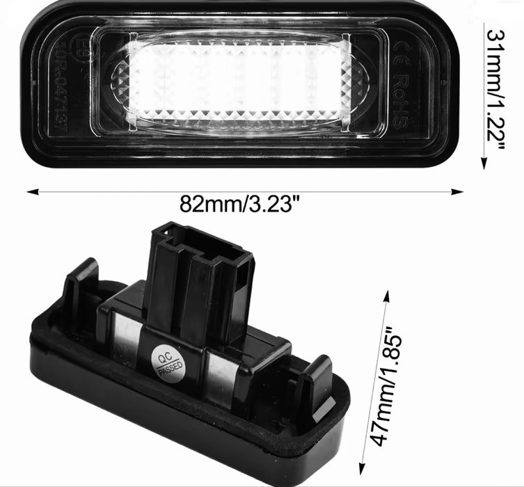 Led світлодіодна Подсветка номера Mercedes Benz W220 S Class вантажів