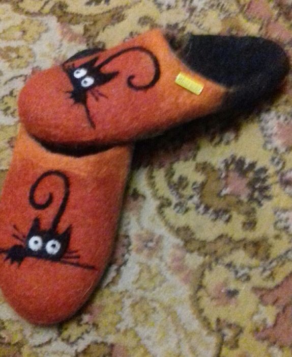 Тапочки валяные на заказ