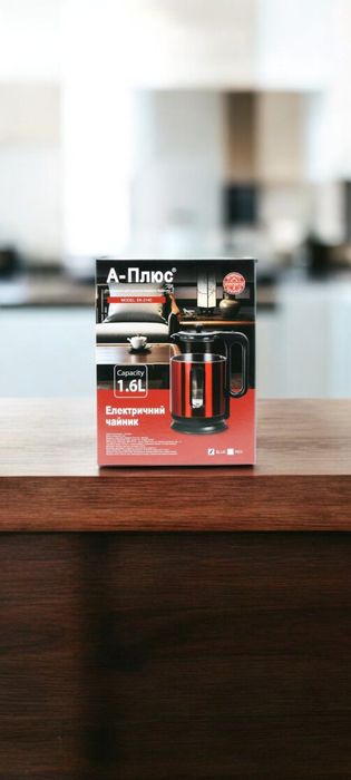 Якість 100%. 1400W.  Електричний чайник A Plus 1,6 літра.