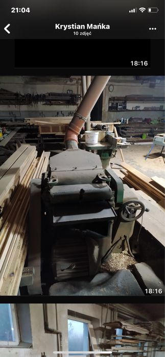 Sprzedam maszyny stolarskie
