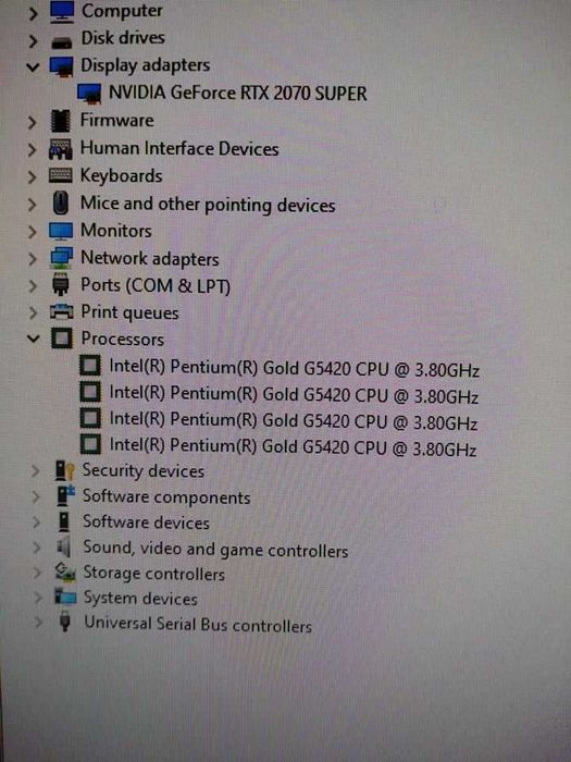 Zestaw komputerowy Asus RTX ROG Strix 2070 Super GB Intel Pentium GOLD