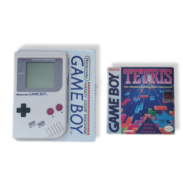 Nintendo Game Boy Classic z IPS + Tetris box + pudełko idealny na prezent
