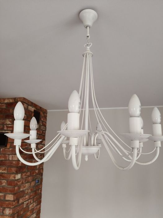 Lampka sufitowa biała 9 x2szt