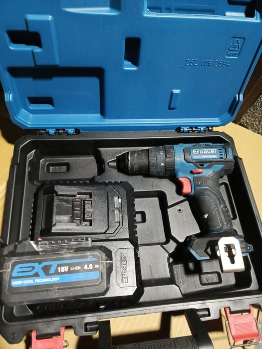 Wiertarko wiertarka udarowa erbauer ecd18-li