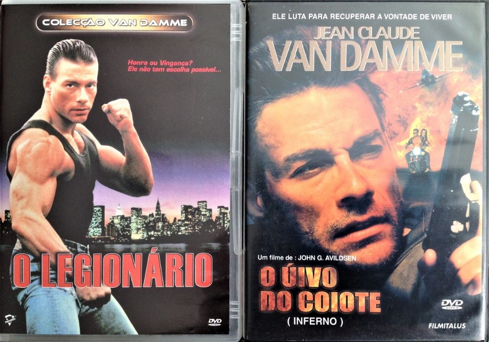 Van Damme - 16 DVDs - Raros - Muito Bom Estado