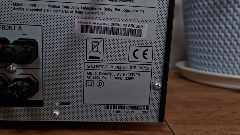 Amplituner Sony STR-DG720   7.1