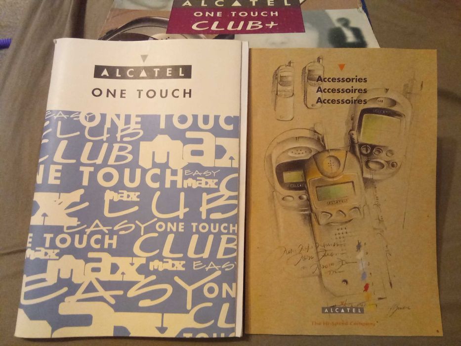 Alcatel one touch club+ plus opakowanie, ładowarka instrukcją 1998