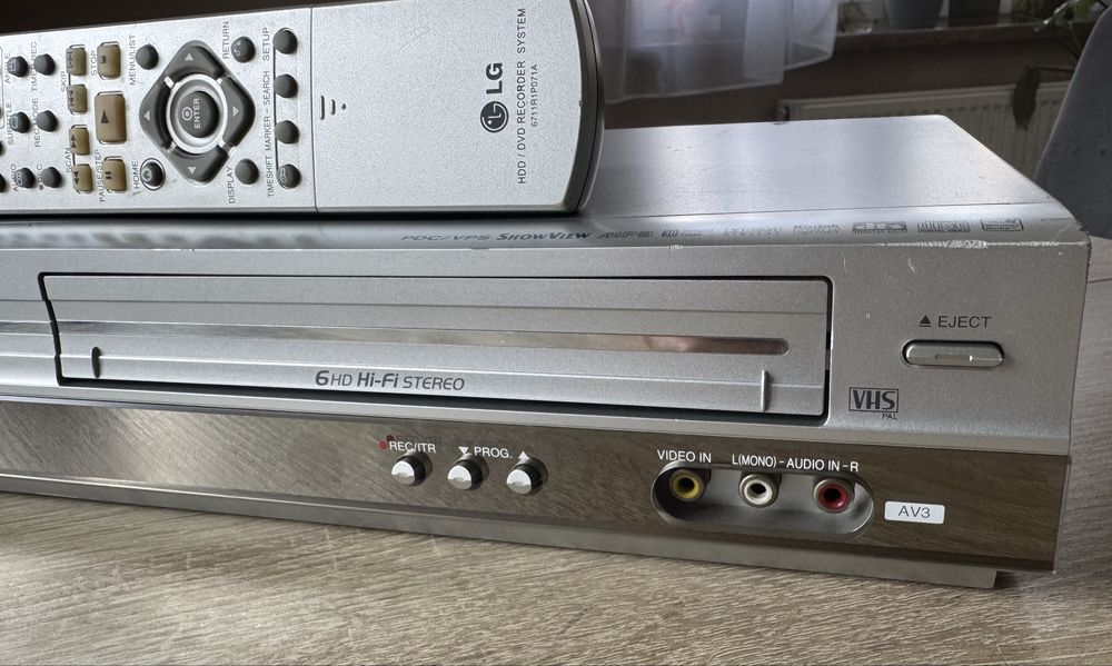 LG V8805 #Magnetowid VHS DVD #Combo #6HD #Hi-Fi Stereo #Pilot