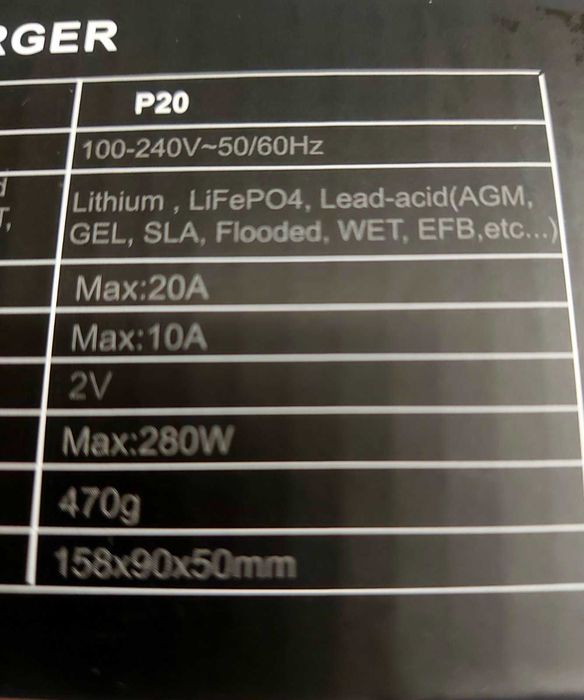 НАЛИЧИЕ! 20А HTRC P20 зарядное устройство  для аккумуляторов, LiFePO4,