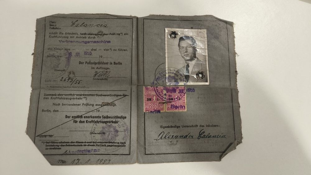 Espólio Histórico 1950/60 - Refugiado Apátrida (PIDE, ONU, Pan Am)