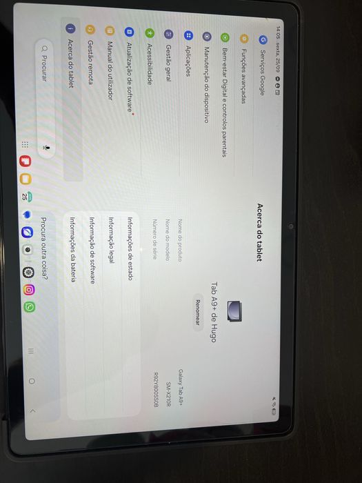 Tablet Samsung Galaxy Tab A9+ 128gb 6gb