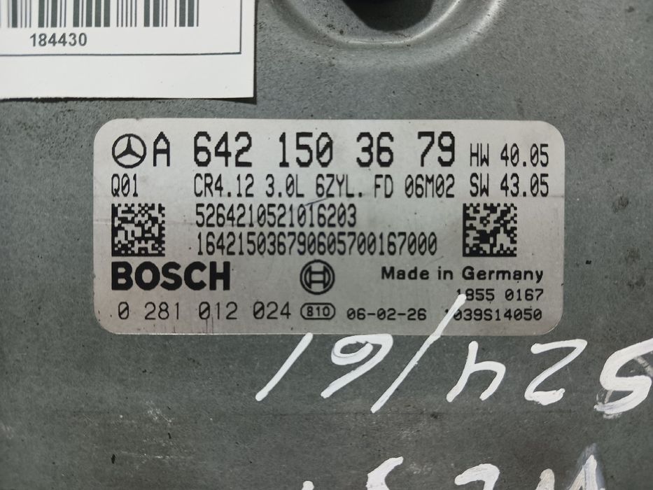 Centralina motor / ECU MERCEDES-BENZ Classe R (W251, V251)