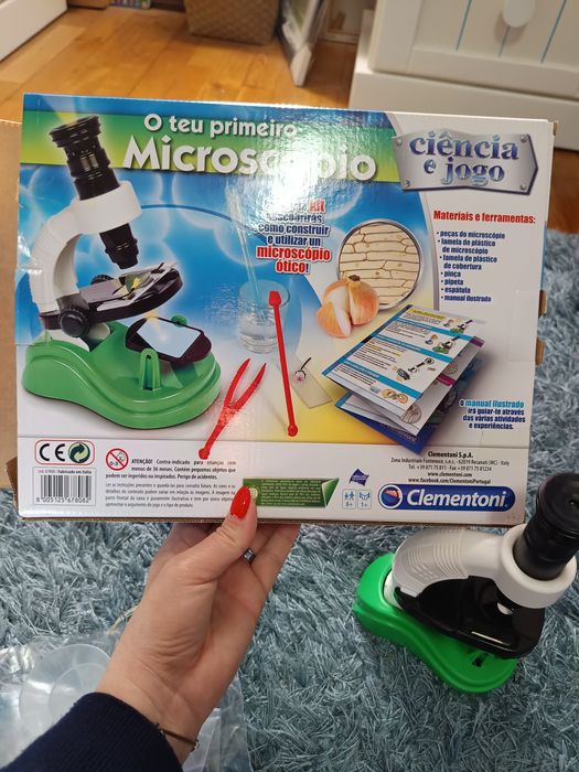 O meu primeiro microscópio Climentoni