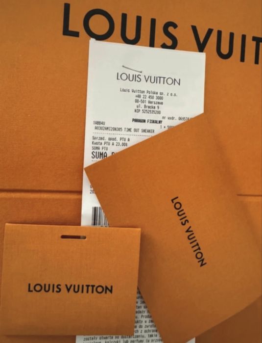 Louis Vuitton nowe, oryginalne, skórzane snikersy 38,5