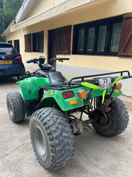 Moto 4 kawasaki 1998 em bom estado liga automático 225 cc 5 marchas