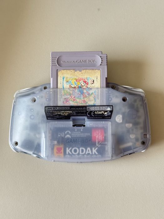 Gameboy Advance azul transparente Clear Blue