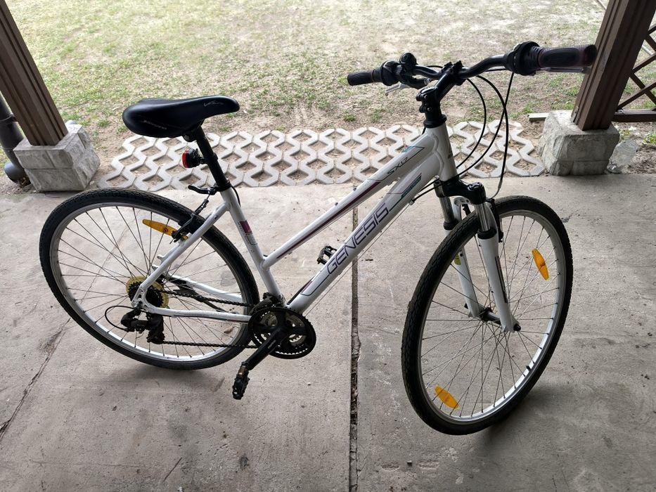 Dwa rowery damski męski Cross MTB białe