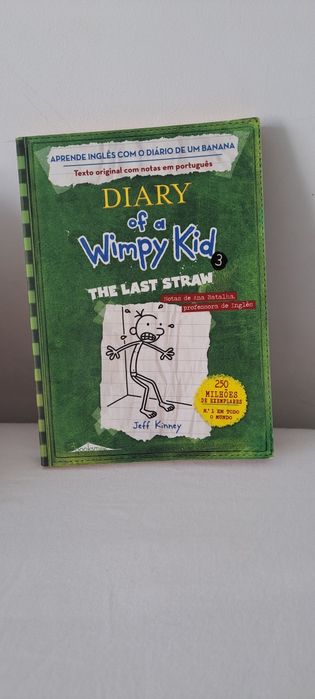 Diário de um banana a última gota aprende inglês em estado quase novo