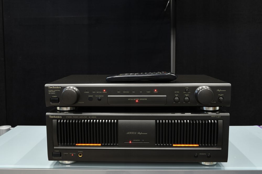 wzmacniacz stereo końcówka mocy i przedwzmacniacz Technics A800S