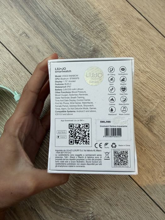 Smartwatch Liu Jo SWLJ155 Rainbow Acquamarine zegarek