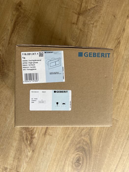 GEBERIT sigma nowy przycisk wc spłukujący pneumatyczny 116.051.KT.1