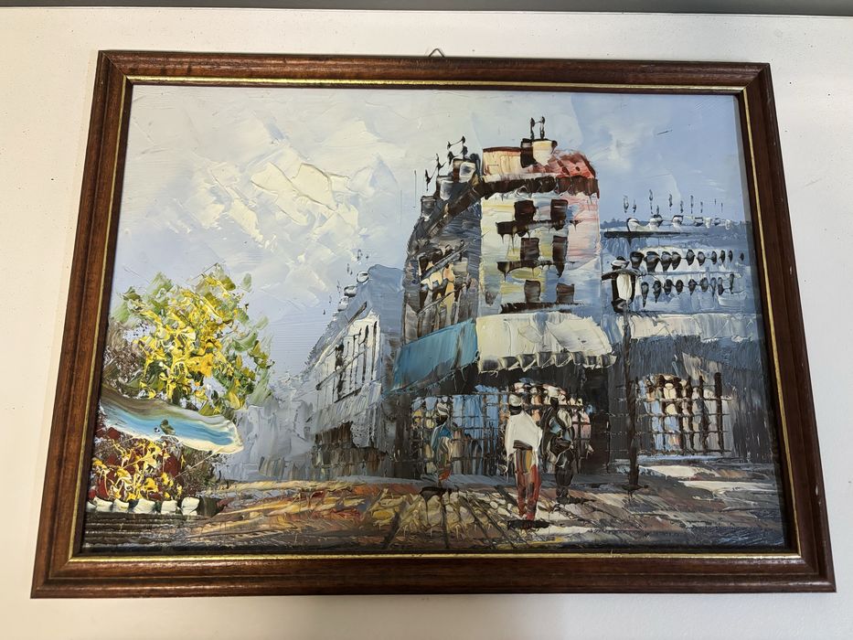 Quadro pintado à mão
