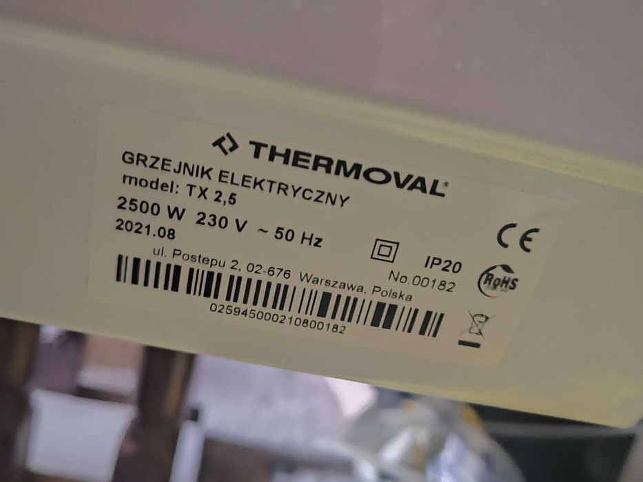 Grzejnik elektryczny 2500v