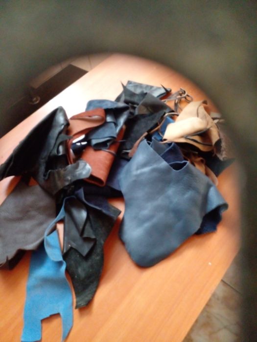 Натуральная кожа.обрезки