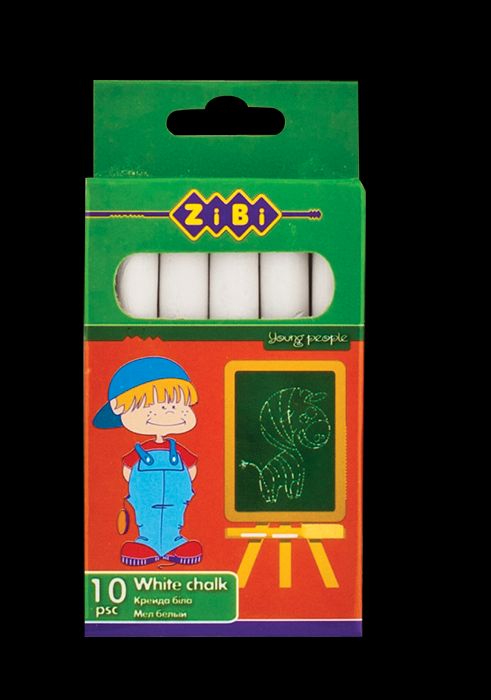 Крейда біла Zibi  в картонній  коробці