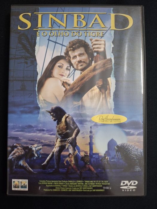 DVD Simbad e o Olho do Tigre.