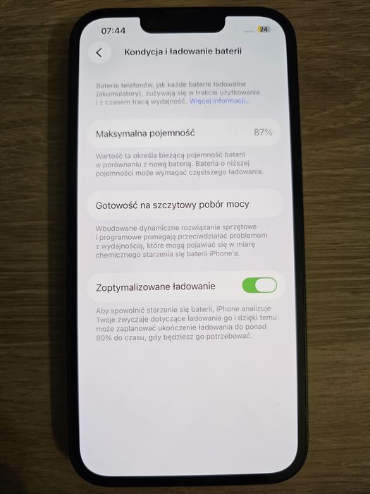 iPhone 13 Midnight 128GB 87%