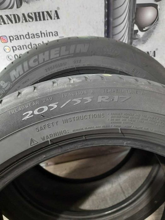 Шини 6мм 205/55 R17 MICHELIN Primacy 3 ZP* б/у Літо склад
