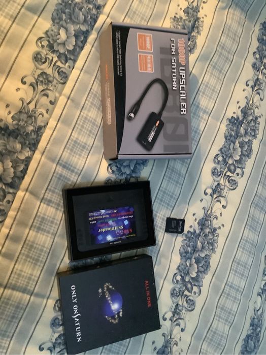 Sega Saturn Saroo e Conversor hdmi