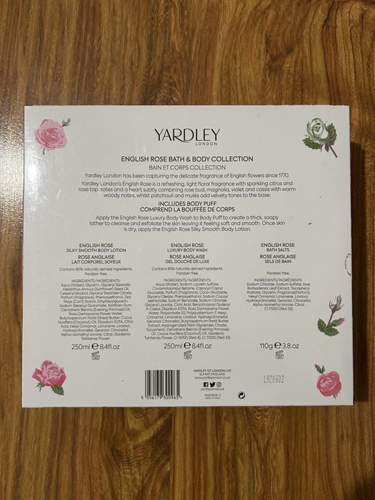 Nowy zestaw kosmetykow Yardley