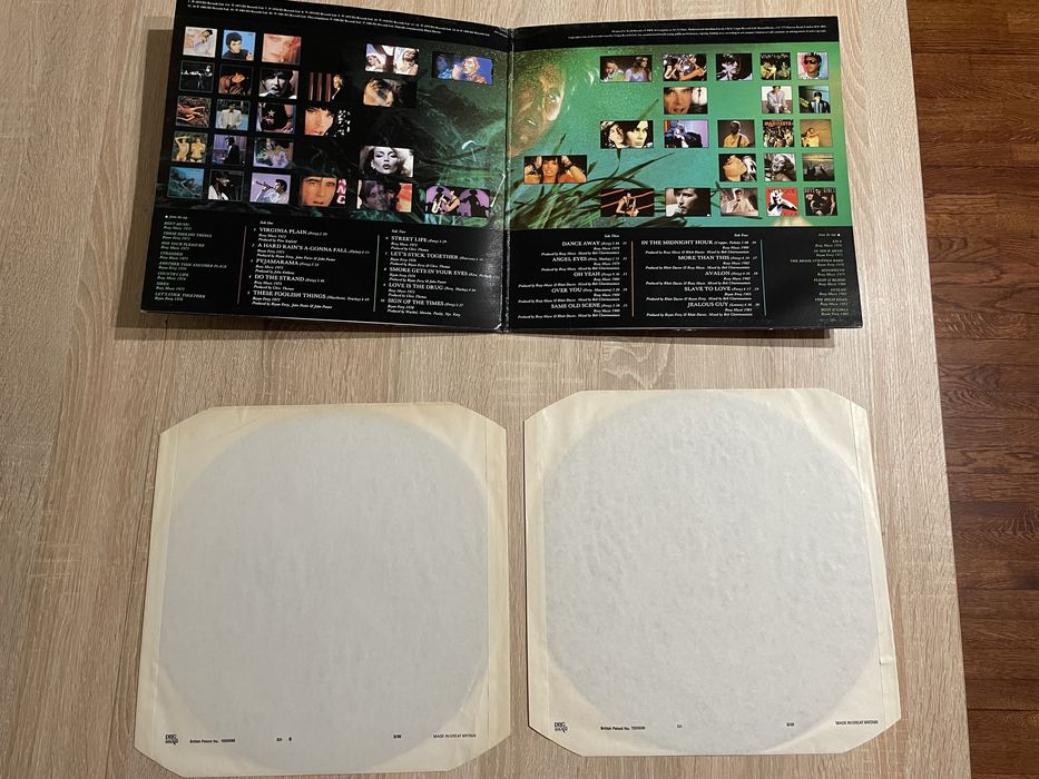 Bryan Ferry Roxy Music 20 Greatest Hits UK EX 1986