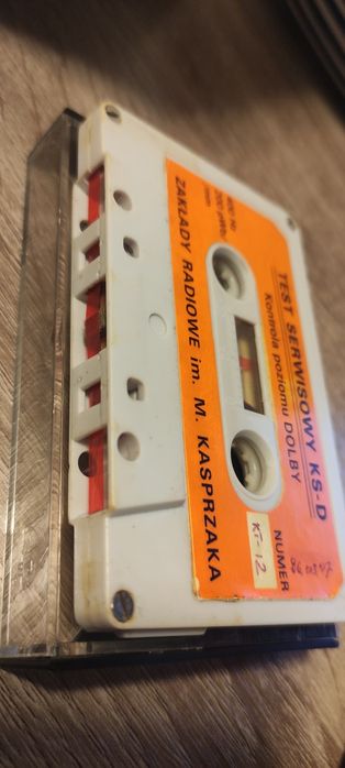Kaseta serwisowa Unitra ZRK KS-D test Dolby