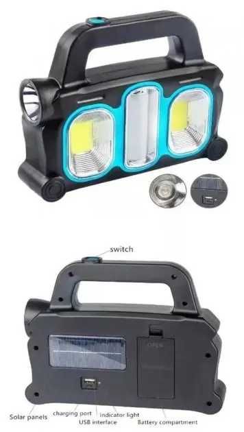 Аккумуляторный LED фонарь прожектор  USB  HB-6169