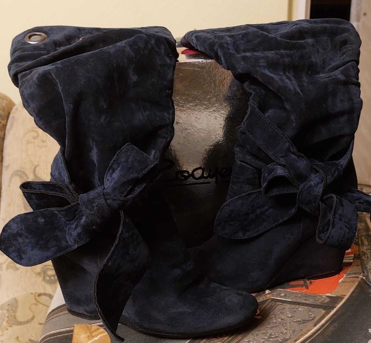 Kozaki zamszowe rozmiar 36