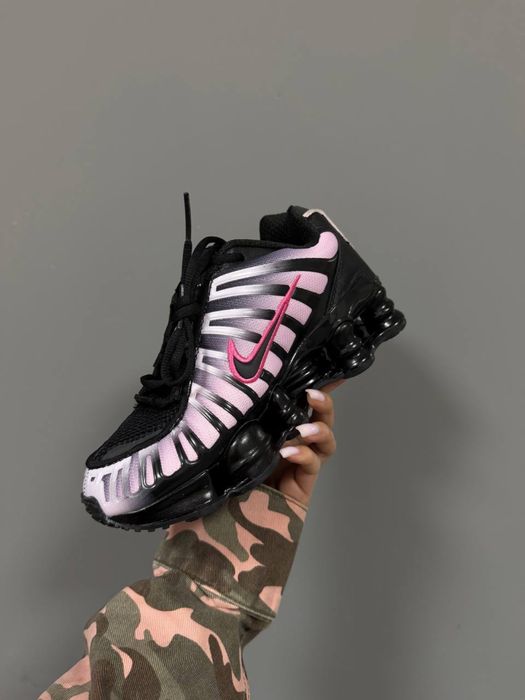 36-41 р кросівки Nike Shox Pink Black