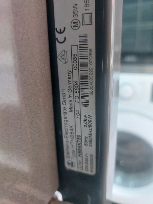 Духовка мікрохвильовка 2в1 духова шафа з мікрохвильовою Siemens HB84K750