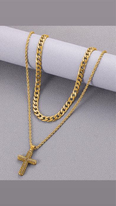 Conjunto masculino em aço inoxidável