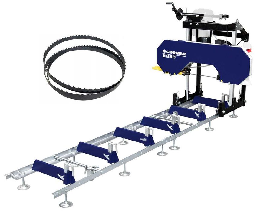 TRAK taśmowy PIŁA taśmowa CORMAK E350 Elektryczny